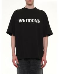 we11done - Basic Logo Large T-Shirt - Lyst