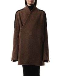 Rick Owens - Officer Jacket, 100% Wool - Lyst