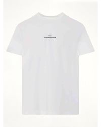 Maison Margiela - Upside Down Logo T-Shirt, Round Neck, Short Sleeves, 100% Cotton - Lyst