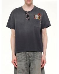 Doublet - Trompe L'Oeil Embroidery T-Shirt - Lyst