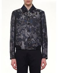KENZO - Jacquard Bomber Jacket - Lyst