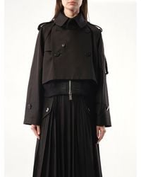 Sacai - Cotton Gabardine X Nylon Twill Blouson - Lyst