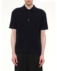 Balmain - Monogram Vanise Knit Polo - Lyst