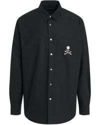 Mastermind Japan - Long Sleeve Casual Shirt, , 100% Cotton, Size: Medium - Lyst
