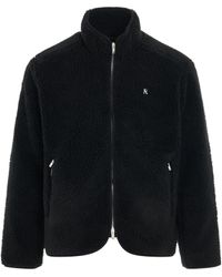 Represent - Logo Zip Fleece Jacket, Long Sleeves, , 100% Polyester, Size: Medium - Lyst