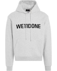 we11done - 'Basic Logo Fitted Hoodie, Long Sleeves, , 100% Cotton, Size: Small - Lyst