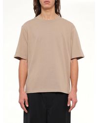 Ami Paris - Tonal Embossed Ami De Coeur T-Shirt - Lyst