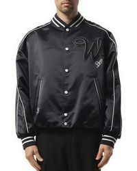 WOOYOUNGMI - Wym Baseball Varsity Bomber Jacket, 100% Polyester - Lyst