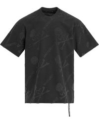 Mastermind Japan - Pile Monogram T-Shirt, , 100% Cotton, Size: Large - Lyst