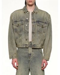Entire studios - Shrunken Denim Jacket - Lyst