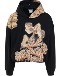 WOOYOUNGMI - Volcano Print Hoodie, Long Sleeves, , 100% Cotton - Lyst