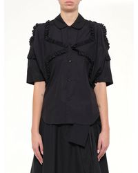 Noir Kei Ninomiya - Star Embroidery Shirt - Lyst