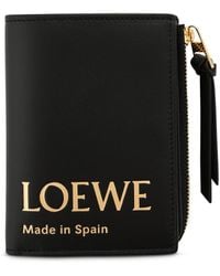 Loewe - Embossed Slim Zip Wallet, , 100% Shiny Nappa Calf - Lyst