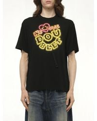 Doublet - Big Neon Paint Fan Service T-Shirt, 100% Polyester - Lyst