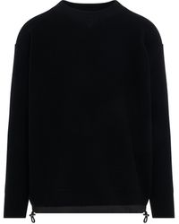 Sacai - Wool Knit Pullover, Long Sleeves - Lyst