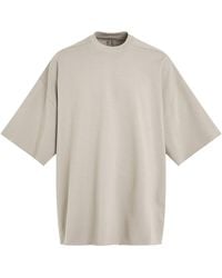 Rick Owens - Heavy Jersey Tommy T-Shirt, Round Neck, , 100% Cotton - Lyst