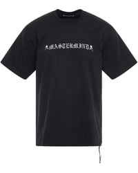Mastermind Japan - 'Rubbed Logo T-Shirt, Round Neck, Short Sleeves, , 100% Cotton, Size: Small - Lyst