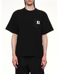 Sacai - Carhartt Wip Cotton Jersey T-Shirt - Lyst