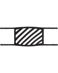 Off-White c/o Virgil Abloh - Diagonal Stripe Mask, 100% Cotton - Lyst