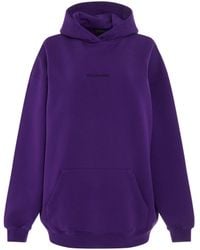 Balenciaga - 'Medium Fit Hoodie, Long Sleeves, Deep/, 100% Cotton, Size: Small - Lyst