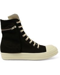 Rick Owens - Cargo Sneaks Sneakers, /Milk, 100% Cotton - Lyst