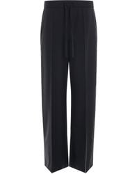 Loewe - Cut Out Trousers, Dark, 100% Cotton, Size: Medium - Lyst