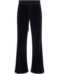 Balenciaga - Low-Waist Velvet Joggers Pants - Lyst