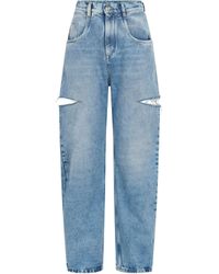 Maison Margiela - Slash Loose Fit Denim Jeans, 100% Cotton - Lyst
