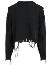 Doublet - 2Way Sleeve Sweater, , 100% Cotton, Size: Medium - Lyst