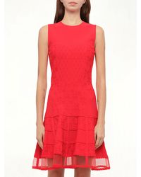 McQueen - Patchwork Mini Dress - Lyst