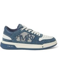 Amiri - Vintage Denim Classic Low Sneakers, Washed, 100% Cotton - Lyst