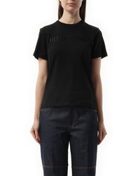 Helmut Lang - Cotton Logo Slim T-Shirt - Lyst