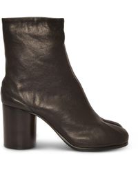 Maison Margiela - Tabi Ankle Boots 8Cm Heel, , 100% Calf Leather - Lyst