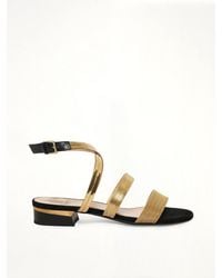 Lanvin - Flat Sandal W/ Chain - Lyst
