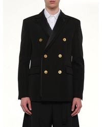 Sacai - Double-Faced Silk Cotton Jacket - Lyst