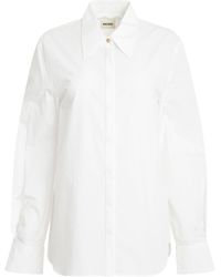 Khaite - Minta Shirt, Long Sleeves, , 100% Cotton - Lyst