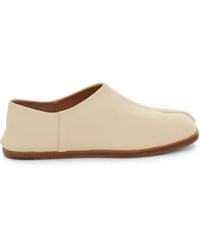 Maison Margiela - Tabi Babouches Loafers, , 100% Calf Leather - Lyst