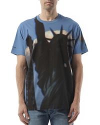 Givenchy - Paris Ny All Over T-Shirt, 100% Cotton, Size: Small - Lyst