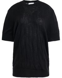 Helmut Lang - Crushed Knit T-Shirt, Short Sleeves, , 100% Polyester - Lyst