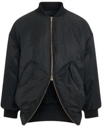 we11done - 'Padded Two-Way Zipper Bomber Jacket, Long Sleeves, , 100% Nylon, Size: Small - Lyst