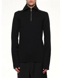 Entire studios - Zip Up Turtle Neck - Lyst