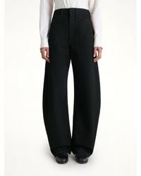 Lemaire - High Waisted Curved Pants - Lyst