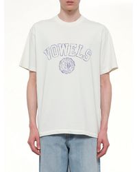 vowels - Faded Collegiate T-Shirt - Lyst