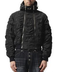 THUG CLUB - Scarred Double Flying Bio Bomber Jacket, 100% Polyester - Lyst
