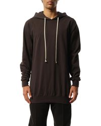 Rick Owens - Drawstring Hoodie, , 100% Cotton, Size: Medium - Lyst