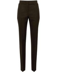 Givenchy - High Waisted Tappered Trousers, 100% Wool - Lyst