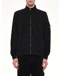 Stone Island - 6100018 Zip Up Cardigan - Lyst