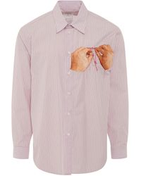 10400円 激安販売サイト doublet 22AW HAND-EMBROIDERY shirt シャツ