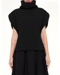 CFCL - Low Gauge Crease Highneck Top - Lyst