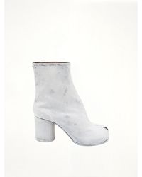 Maison Margiela - Tabi Bianchetto Ankle Boots 8Cm Heel - Lyst